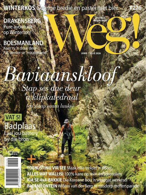Cover image for Weg!